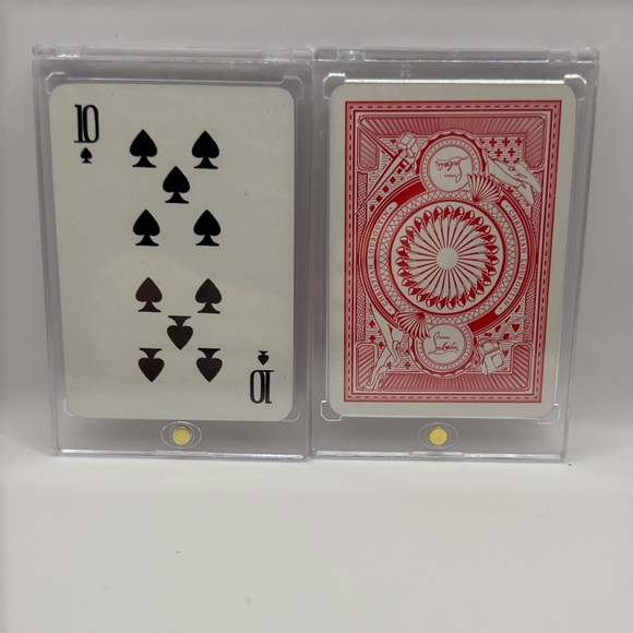 Christian Louboutin Other - Louboutin Playing Card- 10 Of Spades